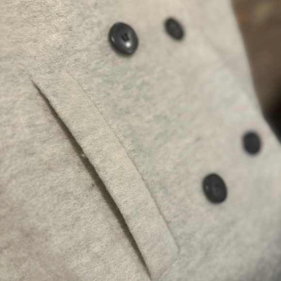 ASOS Gradient Wool Overcoat Size 12/M - Picture 4 of 6